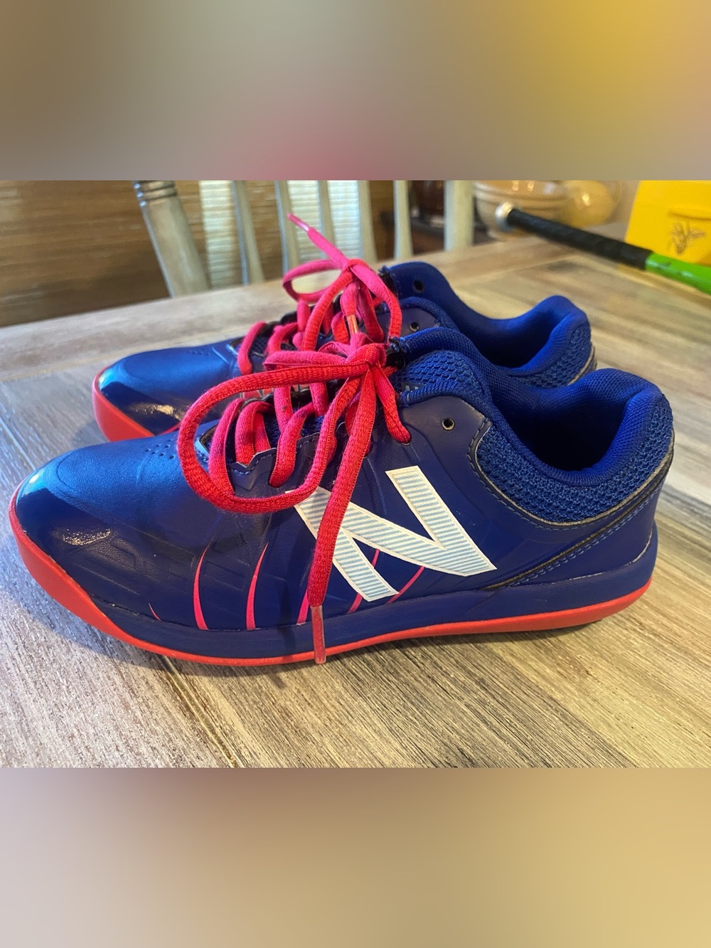New Balance cleats Big league chew blue raspberry youth 3 blue pink